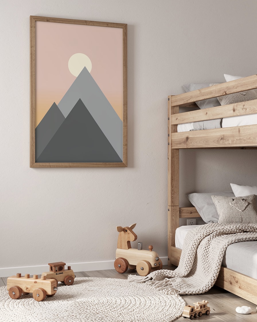 Mountain at Sunrise — Kids — Kids Art
