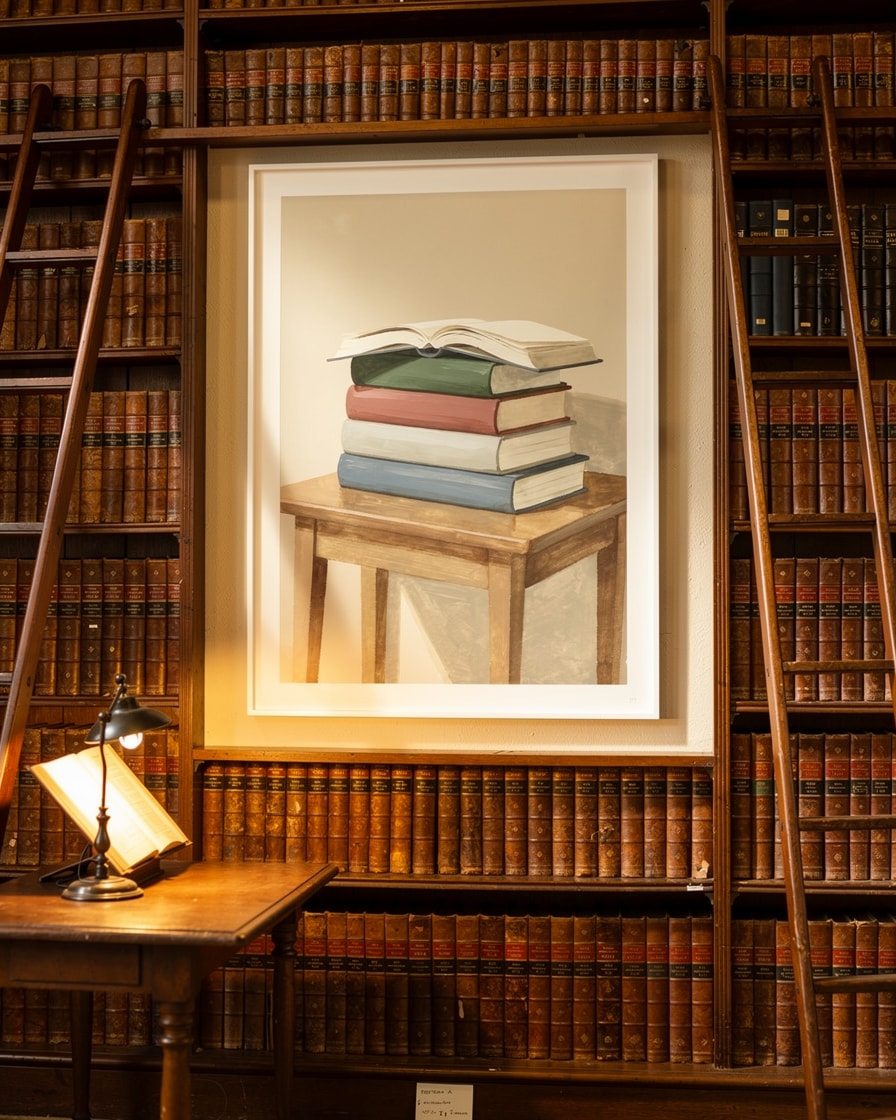 Stack of Books — Retail — Digital Gouache Illustration