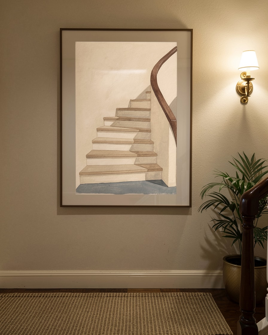 Stairway — Retail — Digital Gouache Illustration