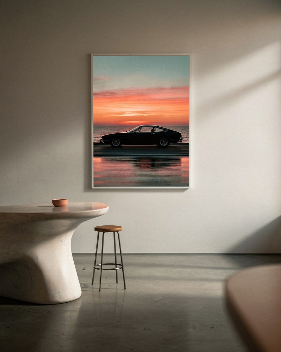 Three-Quarter Silhouette — Gallery — Automotive Art