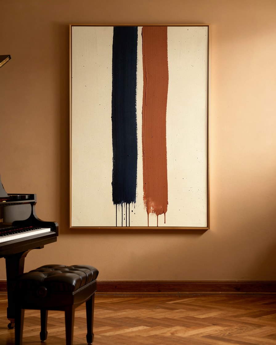 Vertical Strokes — Theatre — Expressionist Painting