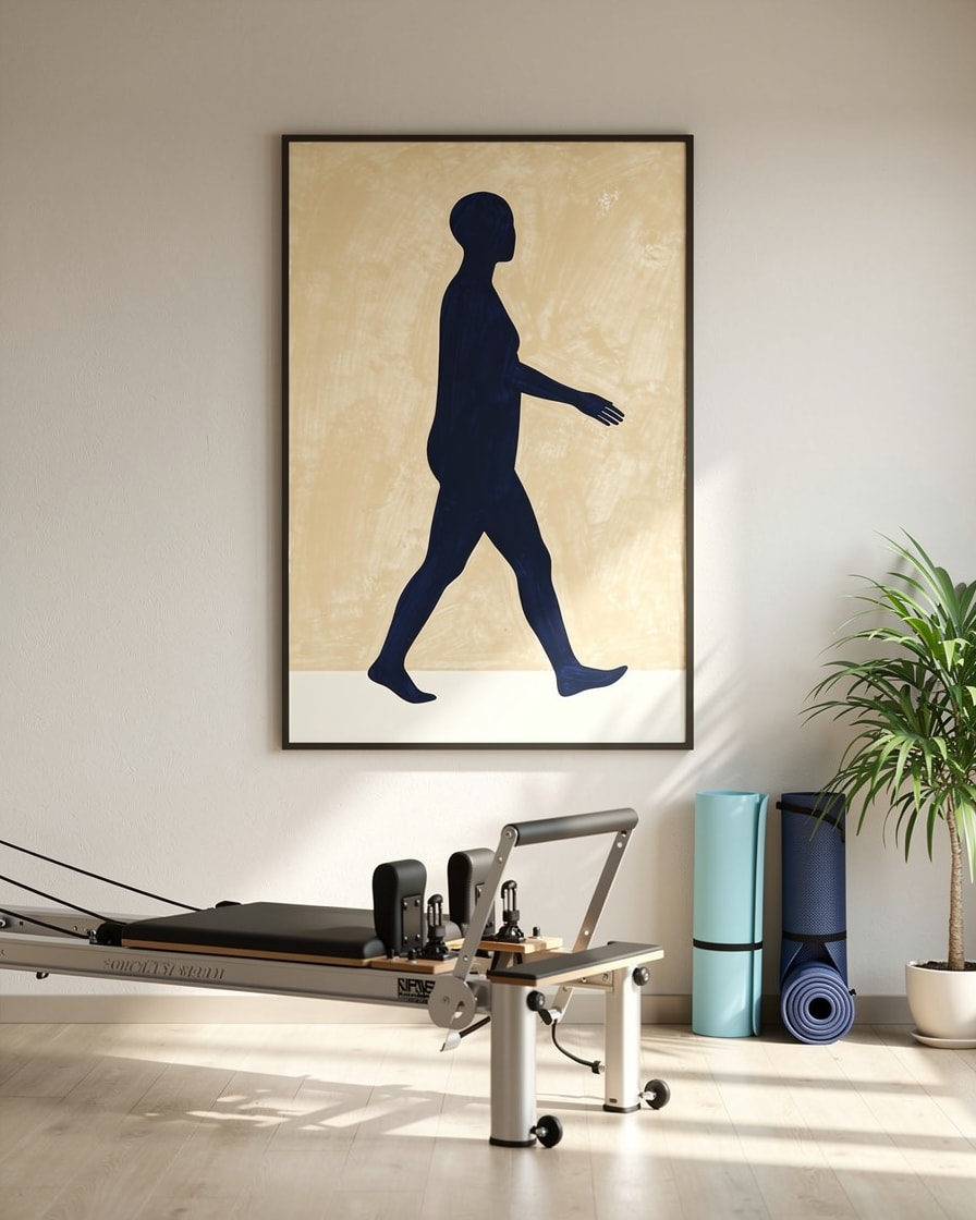 Walking Figure — Gym — Modern Figurative Art