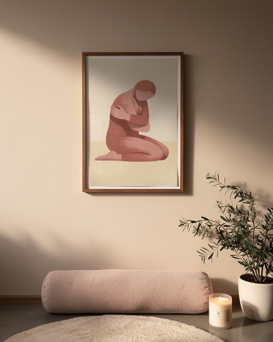 Self-Embrace — Wellness — Modern Figurative Art
