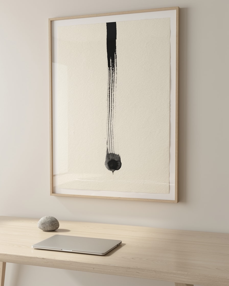 Vertical Mark — Office — Contemporary Ink Art