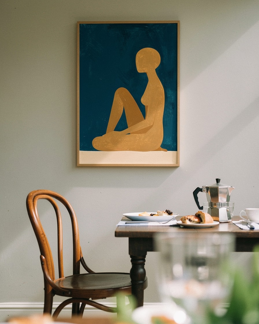 The Seated Figure — Dining — Modern Figurative Art