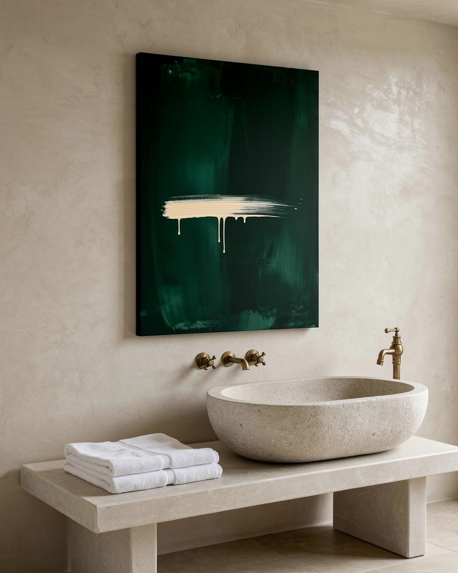 The Green Atmosphere — Wellness — Expressionist Painting