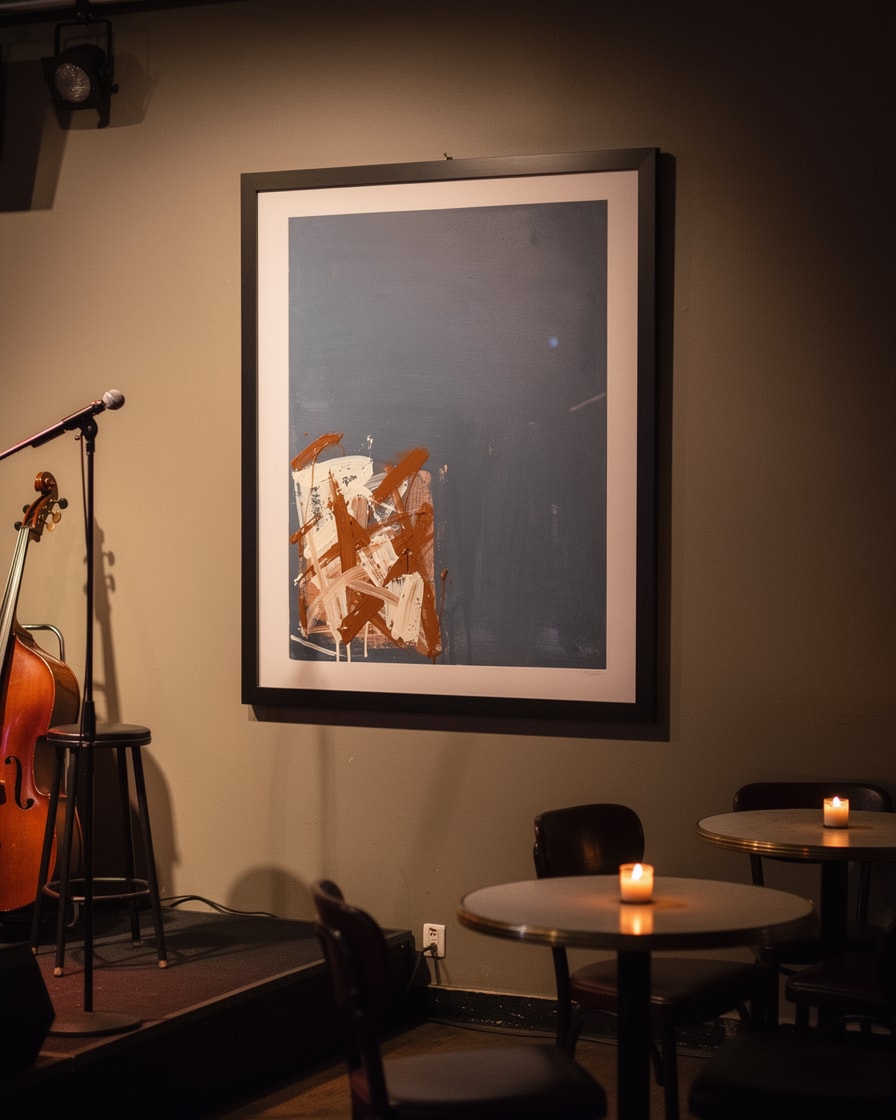 The Corner Density — Bar — Expressionist Painting