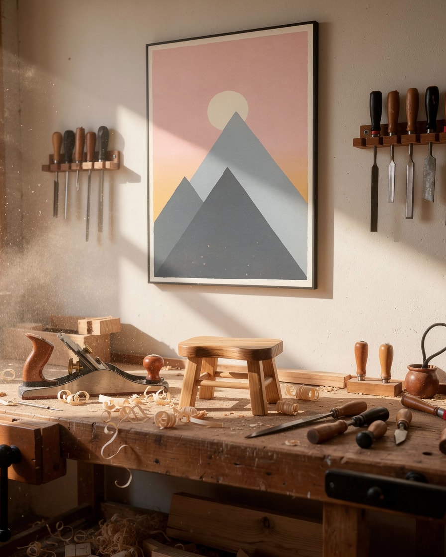 Mountain at Sunrise — Workshop — Kids Art