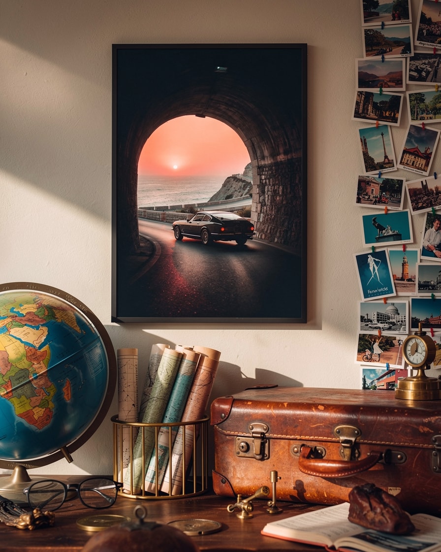 Coastal Sunset Tunnel — Retail — Automotive Art