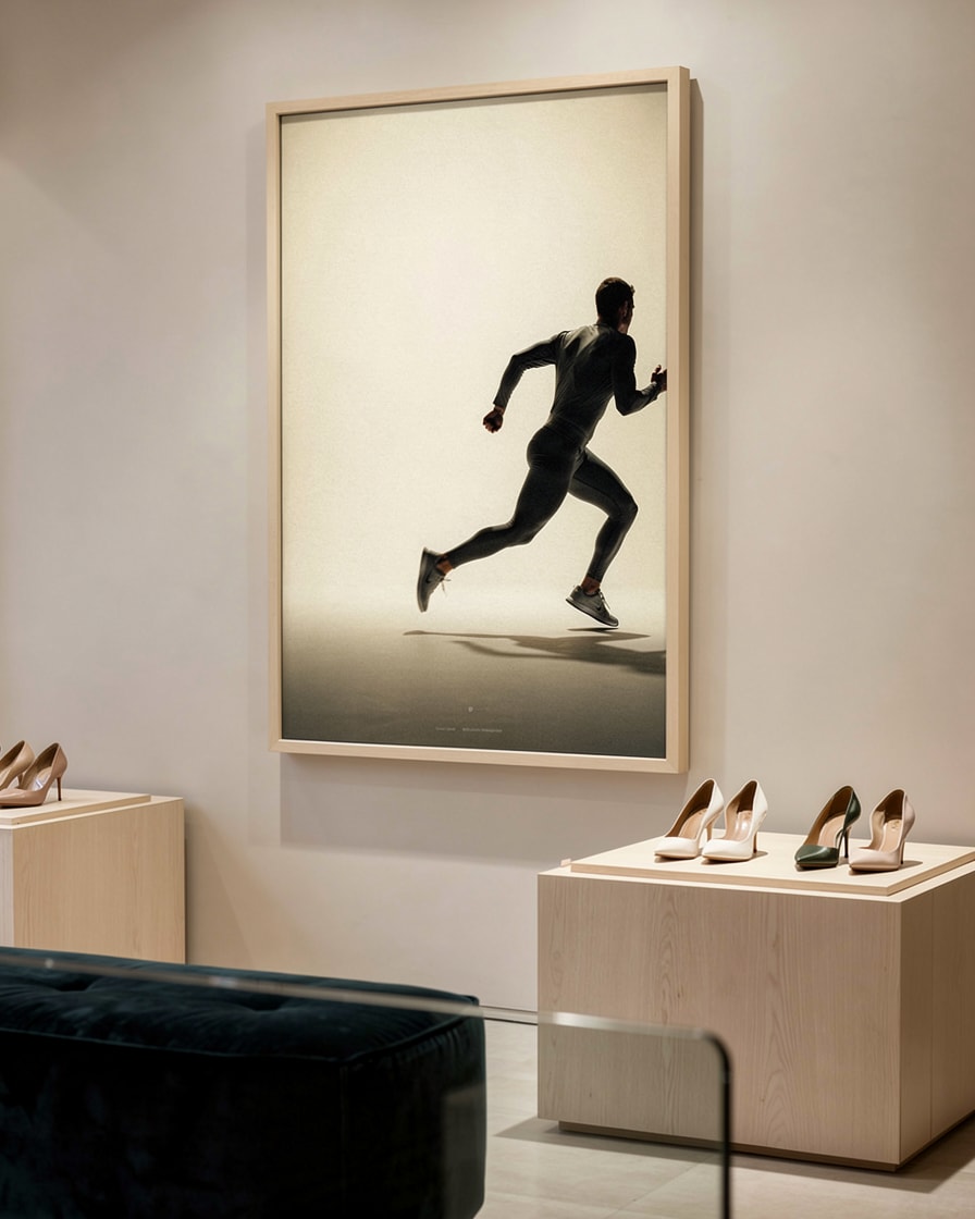 The Runner Stride — Retail — Contemporary Sports Art