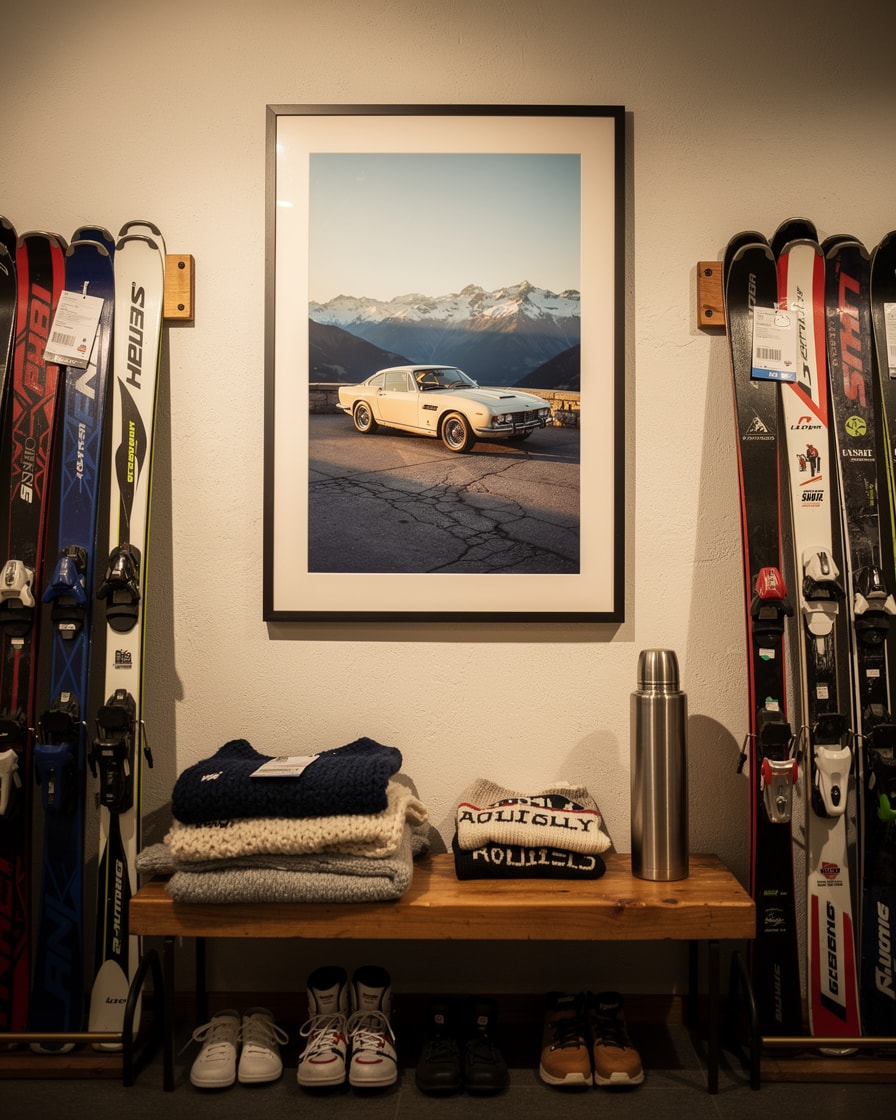 Alpine Touring Pause — Retail — Automotive Art