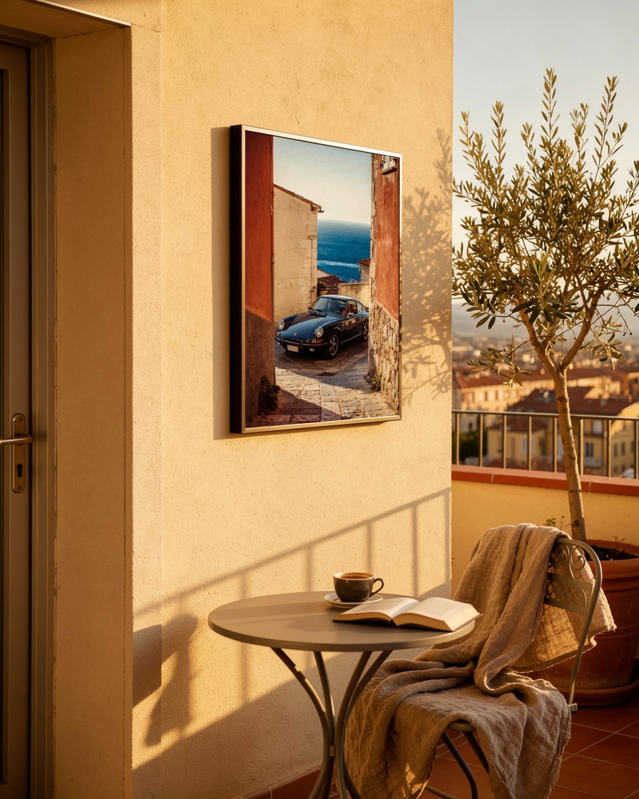 Mediterranean Arrival — Outdoor — Automotive Art