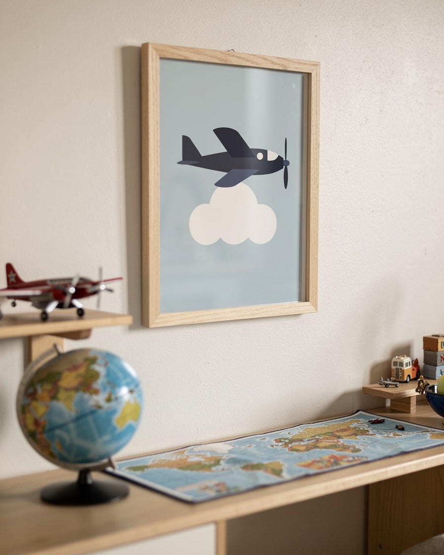 Plane and Cloud — Outdoor — Kids Art