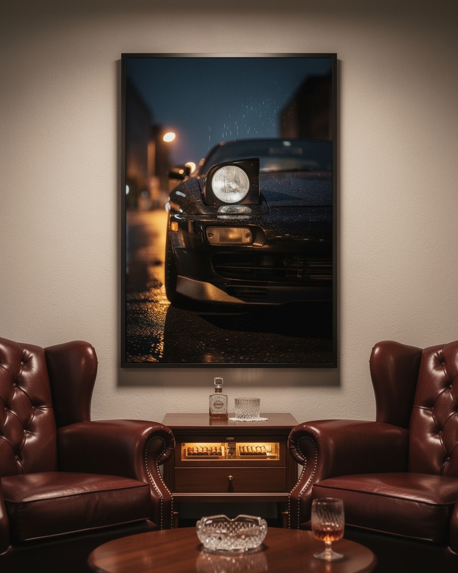 Headlight Night — Lounge — Automotive Art