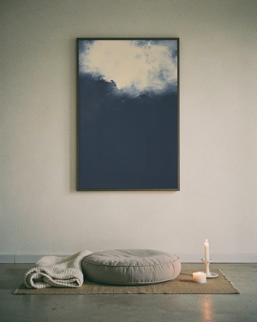 Dark Field — Studio — Contemporary Abstract Painting