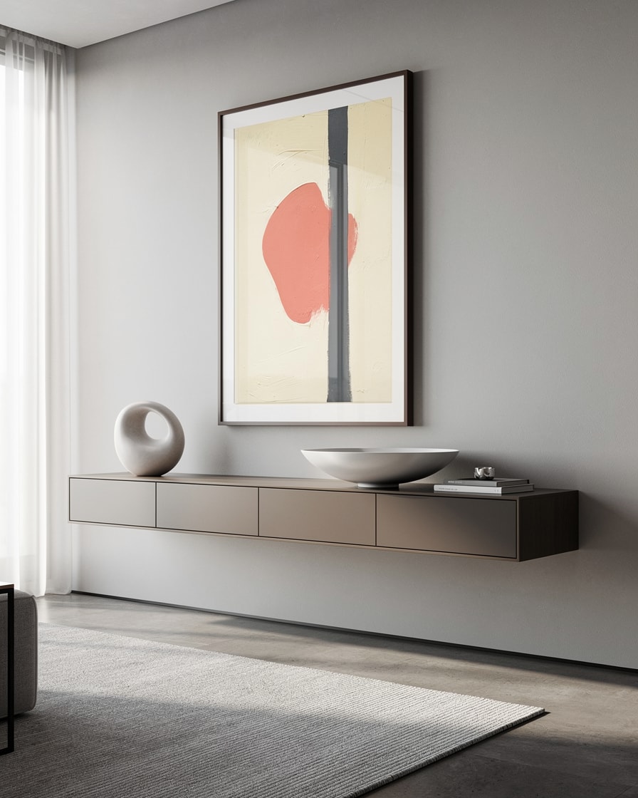Two Layered Forms — Entry — Contemporary Abstract Painting