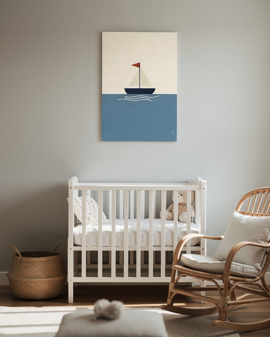 The Sailboat — Nursery — Kids Art