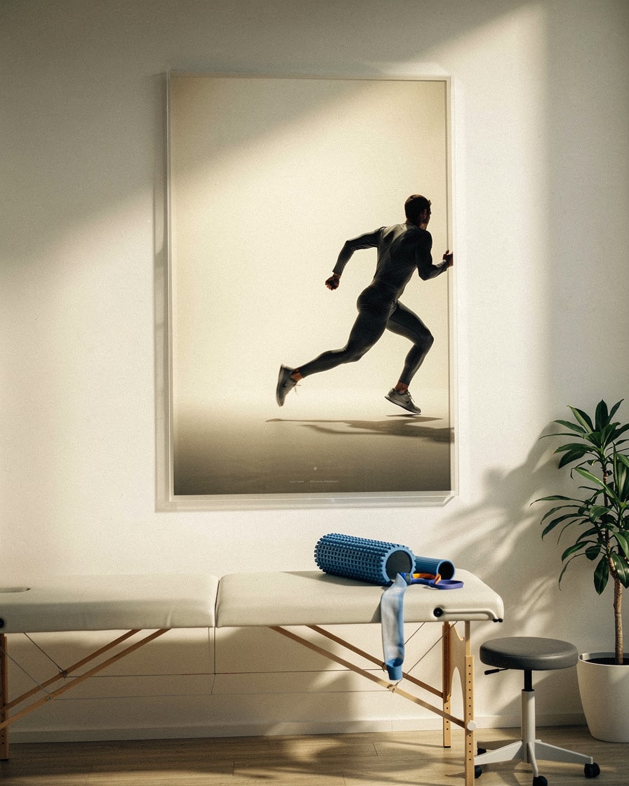 Runner Stride — Wellness — Contemporary Sports Art