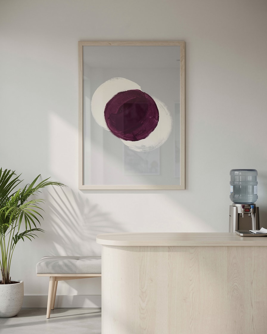 Soft Layered Circle — Wellness — Contemporary Abstract Painting