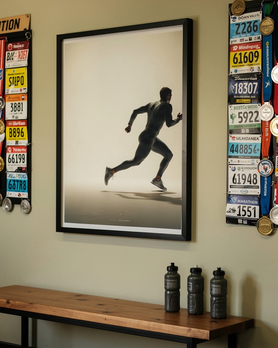 Runner Stride — Gym — Contemporary Sports Art