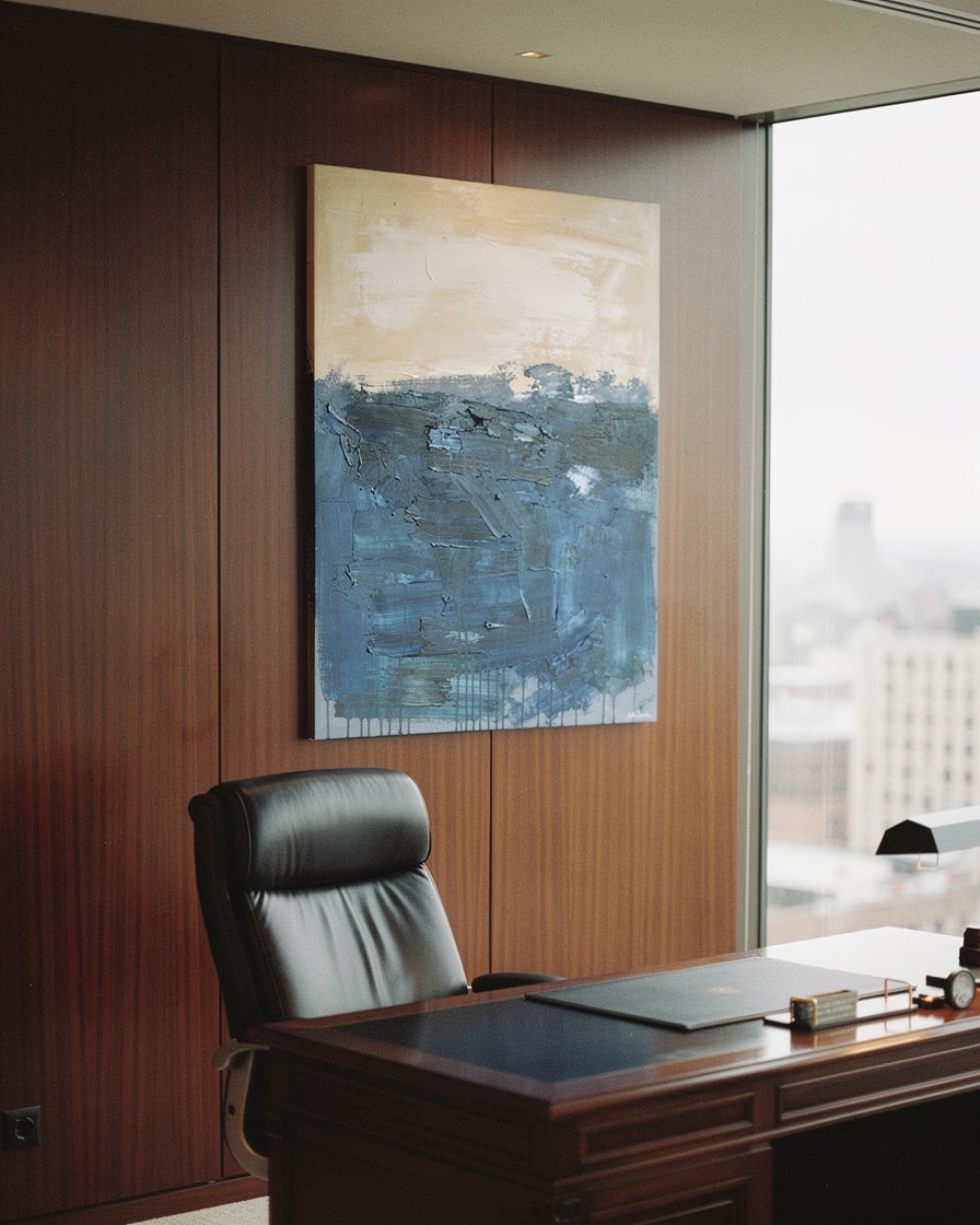 The Blue Mass — Expressionist Painting