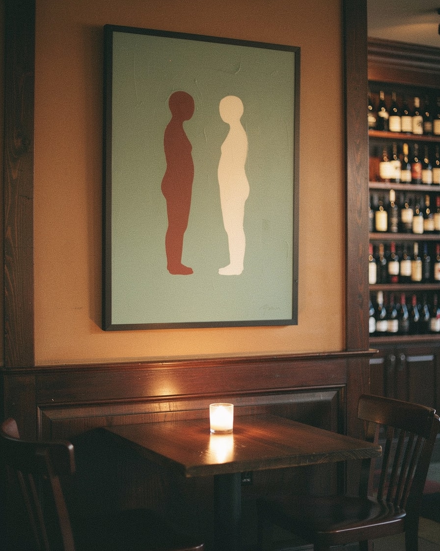 Two Figures in Dialogue — Modern Figurative Art