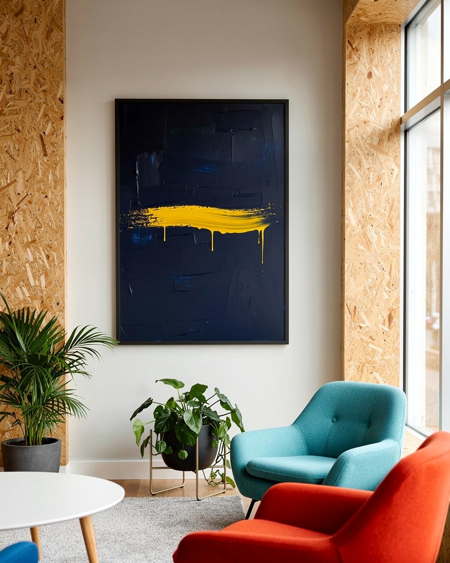 The Yellow Burst — Expressionist Painting