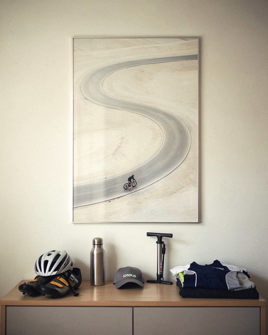 The Cyclist Curve — Contemporary Sports Art
