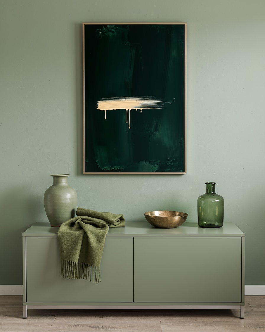 The Green Atmosphere — Expressionist Painting