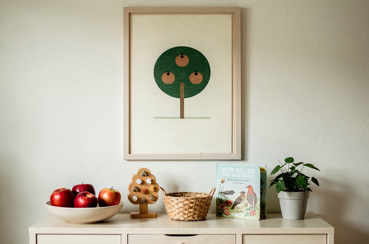 The Tree with Apples — Kids Art