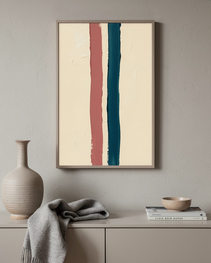 Two Vertical Bands — Contemporary Abstract Painting