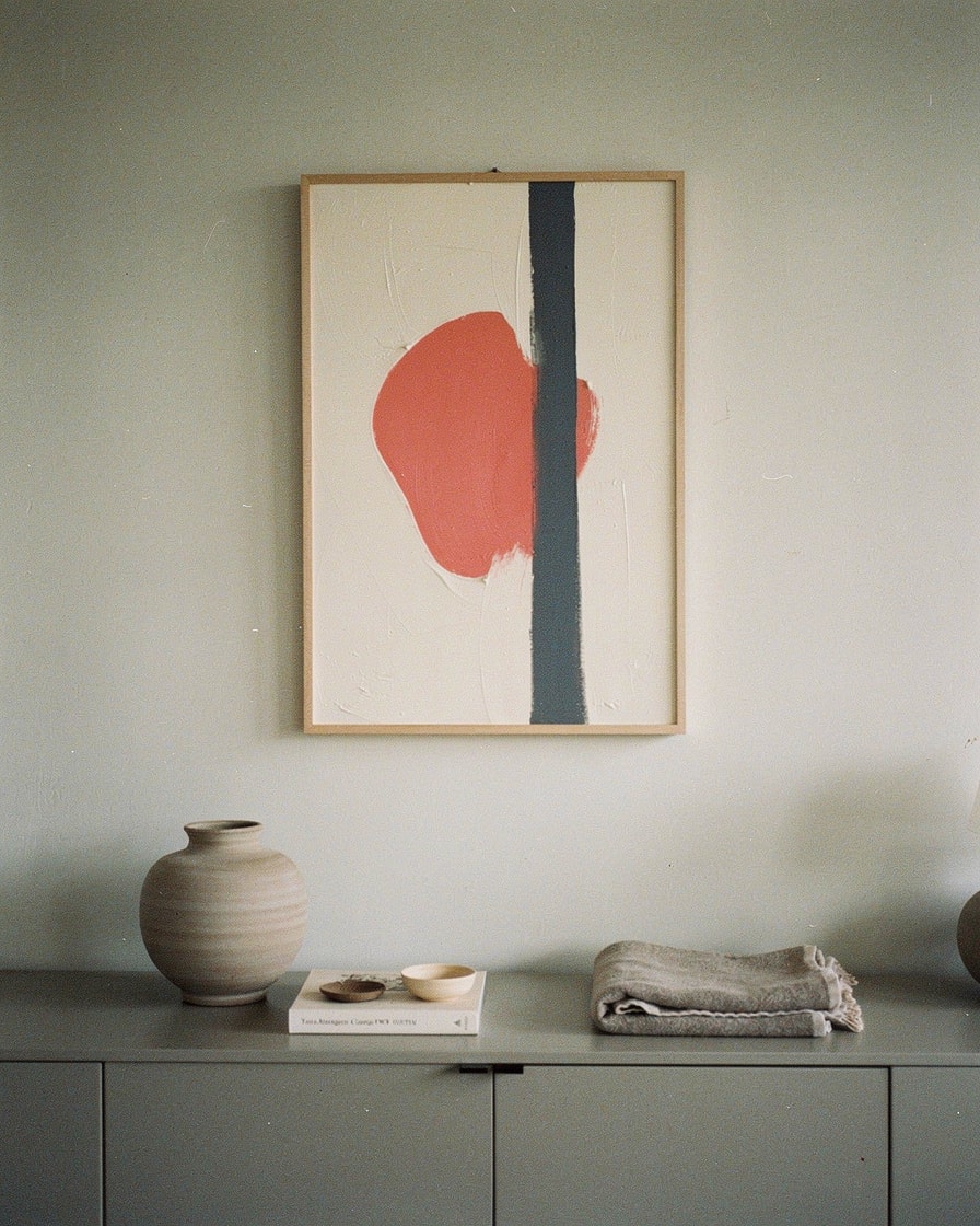 Two Layered Forms — Contemporary Abstract Painting