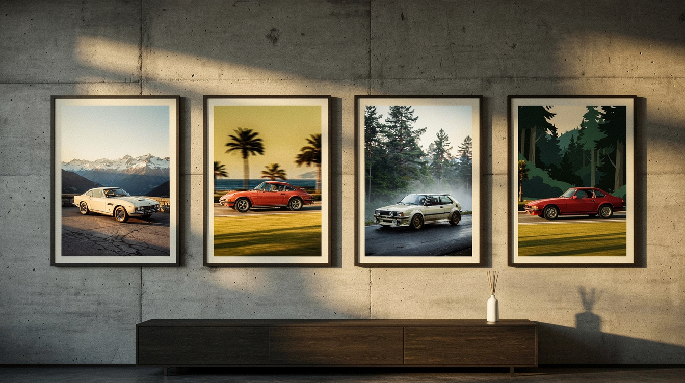 Automotive Art: the print, then the room